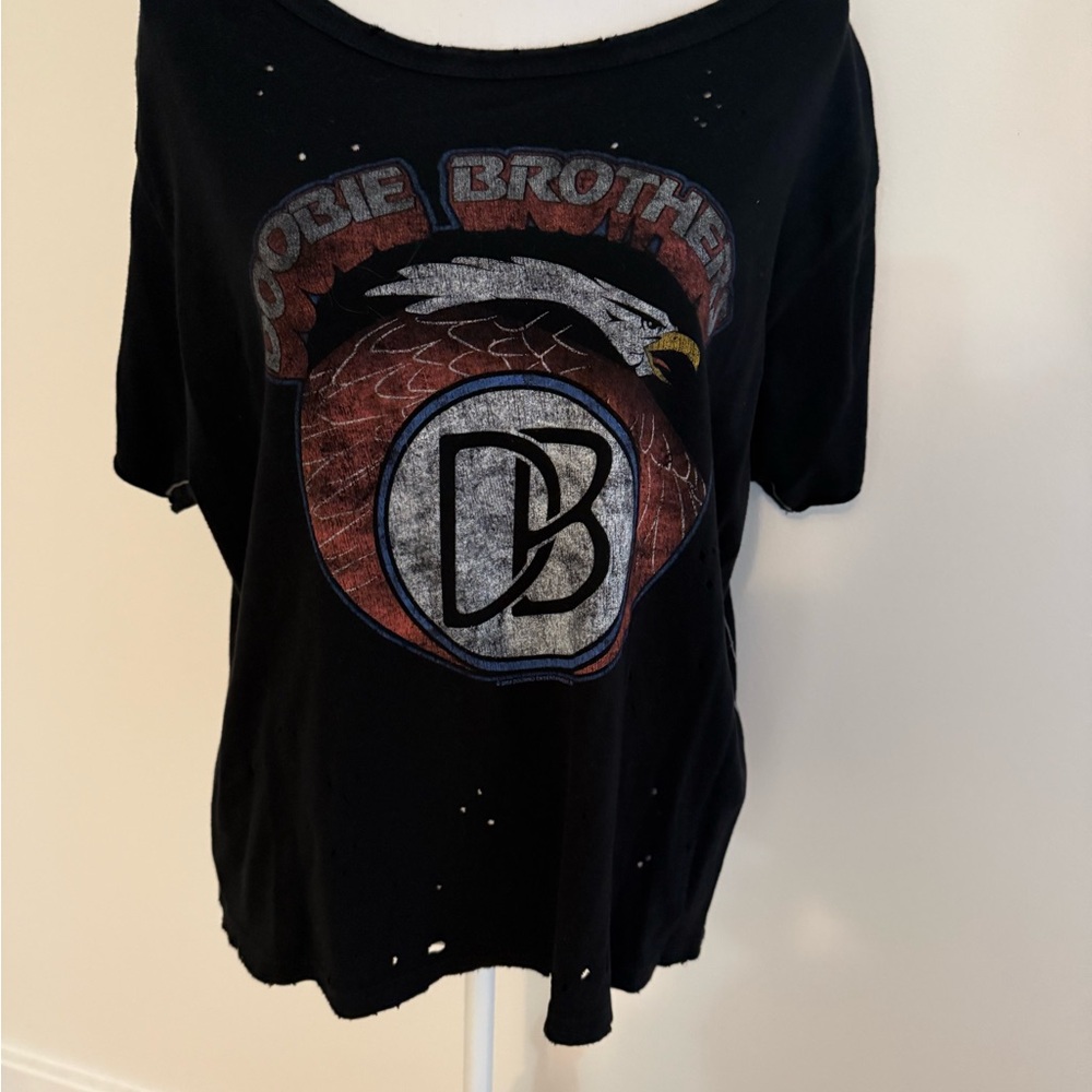 Trunk Ltd Free People Doobie Brothers Graphic Rock Tee vintage HTF Large RARE!
